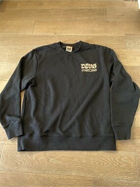 Deus Ex Machina DEUS CUSTOMS black sweatshirt temple of enthusiasm sweatshirt M